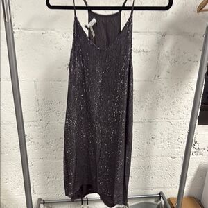 MLV Shimmering Black Gray Dress - Size Medium - Great Condition Party Dress